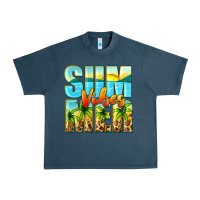 Midnight Navy summer vibes Urban Heavy Tee - Zillion Design Studio