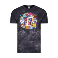 Cloud Black i hook it up  sewing Vintage Tee - Zillion Design Studio
