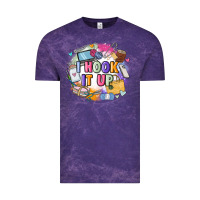 Cloud Purple i hook it up  sewing Vintage Tee - Zillion Design Studio