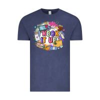 Vintage Denim i hook it up  sewing Vintage Tee - Zillion Design Studio