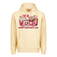 Pina Colada happy valentine's day coffee cups Premium Hoodie - MaliasSmallBusiness