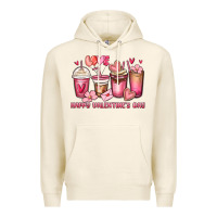 Tofu happy valentine's day coffee cups Premium Hoodie - MaliasSmallBusiness