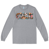 Heather Grey CSCC Cutaneous Squamous Cell Cancer Long Sleeve Tee - texasbilliewilder