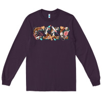 Plum CSCC Cutaneous Squamous Cell Cancer Long Sleeve Tee - texasbilliewilder