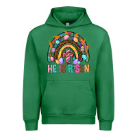 Emerald He Is Risen Rainbow Urban Hoodie - BundleAndBundleShop