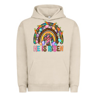 Pigment French Oak He Is Risen Rainbow Urban Hoodie - BundleAndBundleShop