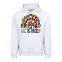 White He Is Risen Rainbow Urban Hoodie - BundleAndBundleShop