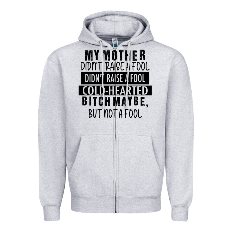 My Mother Black Zipper Hoodie by RacoonDesign | Teevron