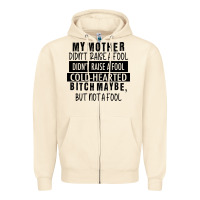 Sandshell my mother black Zipper Hoodie - RacoonDesign