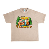 French Oak happy camper Urban Heavy Tee - Zillion Design Studio