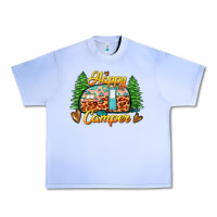 Grape Ice happy camper Urban Heavy Tee - Zillion Design Studio