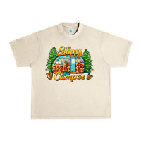 Sandshell happy camper Urban Heavy Tee - Zillion Design Studio