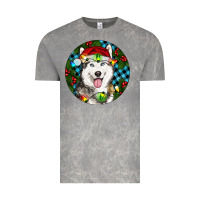 Cloud Rock Christmas Husky Vintage Tee - RanaPortraitStore