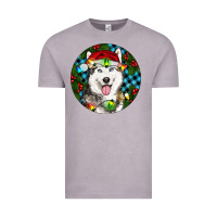 Vintage Zinc Christmas Husky Vintage Tee - RanaPortraitStore