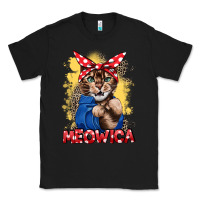 Black Meowica 4th of july Classic Tee - CowGirlArtShop