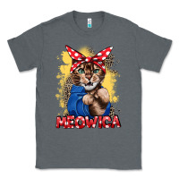 Charcoal Heather Meowica 4th of july Classic Tee - CowGirlArtShop
