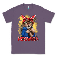 Lavender Meowica 4th of july Classic Tee - CowGirlArtShop