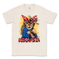 Natural Meowica 4th of july Classic Tee - CowGirlArtShop
