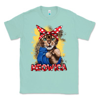 Seafoam Meowica 4th of july Classic Tee - CowGirlArtShop