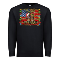 Black proud veteran christmas army Premium Sweatshirt - Jasminsmagicworld