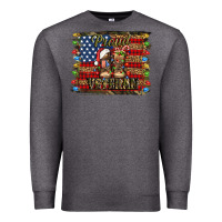 Charcoal Heather proud veteran christmas army Premium Sweatshirt - Jasminsmagicworld