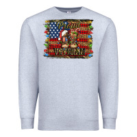 Heather Grey proud veteran christmas army Premium Sweatshirt - Jasminsmagicworld