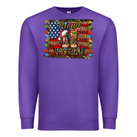 Purple proud veteran christmas army Premium Sweatshirt - Jasminsmagicworld