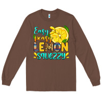 Chestnut easy peasy lemon squezzy Long Sleeve Tee - Zillion Design Studio