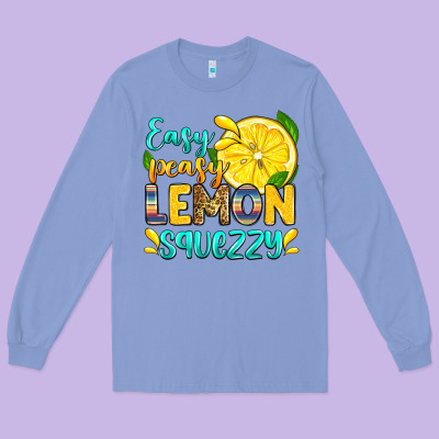 Easy Peasy Lemon Squezzy Long Sleeve Tee Designed By Zillion Design Studio