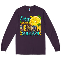 Plum easy peasy lemon squezzy Long Sleeve Tee - Zillion Design Studio