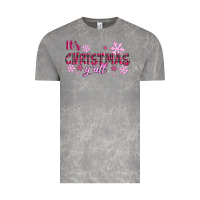 Cloud Rock It's Christmas Y'all Season Pink Christmas Vintage Tee - RanaPortraitStore