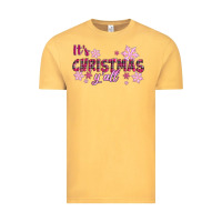 Vintage Mustard It's Christmas Y'all Season Pink Christmas Vintage Tee - RanaPortraitStore