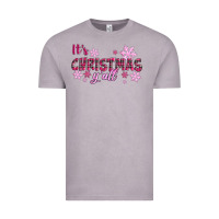 Vintage Zinc It's Christmas Y'all Season Pink Christmas Vintage Tee - RanaPortraitStore