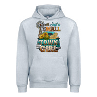 Heather Grey Just A Small Town Girl Windmill Urban Hoodie - BundleAndBundleShop