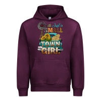 Mauve Wine Just A Small Town Girl Windmill Urban Hoodie - BundleAndBundleShop