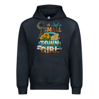 Navy Just A Small Town Girl Windmill Urban Hoodie - BundleAndBundleShop