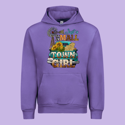 Just A Small Town Girl Windmill Urban Hoodie Designed By Bundleandbundleshop