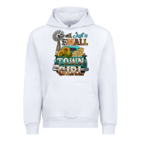 White Just A Small Town Girl Windmill Urban Hoodie - BundleAndBundleShop