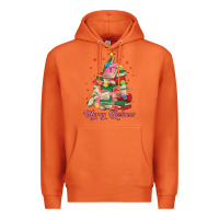 Carrot merry bookmas christmas book tree Premium Hoodie - MaliasSmallBusiness