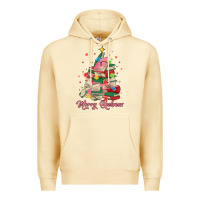 Pina Colada merry bookmas christmas book tree Premium Hoodie - MaliasSmallBusiness