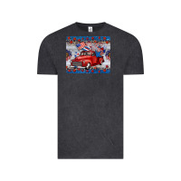 Vintage Black american truck 4th of july mousepad Vintage Tee - BarkalooDesign