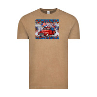 Vintage Coffee american truck 4th of july mousepad Vintage Tee - BarkalooDesign