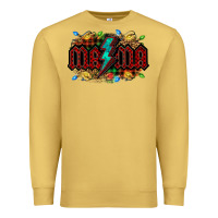 Antique Gold lightning bolt mama christmas Premium Sweatshirt - Jasminsmagicworld