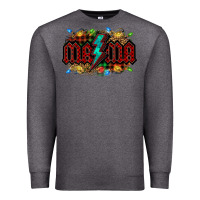 Charcoal Heather lightning bolt mama christmas Premium Sweatshirt - Jasminsmagicworld