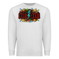 Oatmeal Heather lightning bolt mama christmas Premium Sweatshirt - Jasminsmagicworld