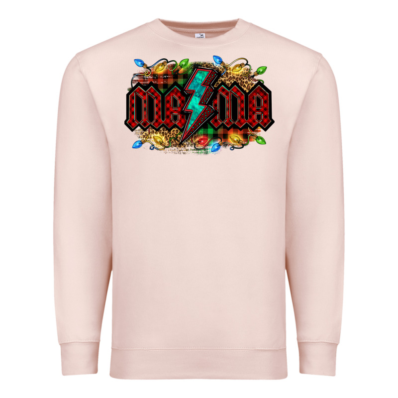 Lightning Bolt Mama Christmas Premium Sweatshirt by Jasminsmagicworld | Teevron