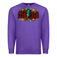 Purple lightning bolt mama christmas Premium Sweatshirt - Jasminsmagicworld