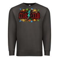 Smoke lightning bolt mama christmas Premium Sweatshirt - Jasminsmagicworld