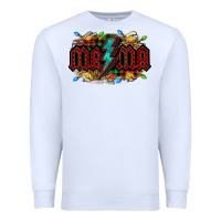 White lightning bolt mama christmas Premium Sweatshirt - Jasminsmagicworld