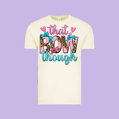 That Bow Though Vintage Tee Designed By Texasbilliewilder